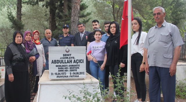 Şehit Uzman Çavuş Abdullah Açıcı, şahadetinin 10’uncu yılında Osmaniye'de anıldı