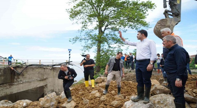 Sele maruz kalan Kastamonuda yaraların sarılması için çalışmalar başladı