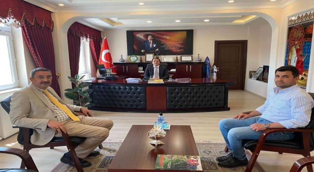 SGK Müdürü Göksoydan Kaymakam Türkere teşekkür ziyareti