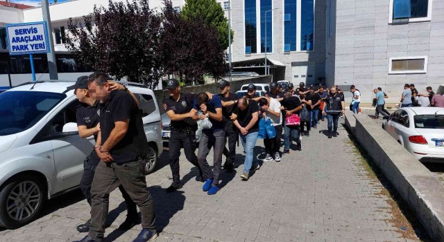 SGKyı 23,9 milyon TL zarara uğratılması operasyonundan 26 kişi adliyeye sevk edildi