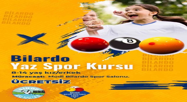 Sinopta ‘Bilardo Yaz Spor Kursu başlıyor