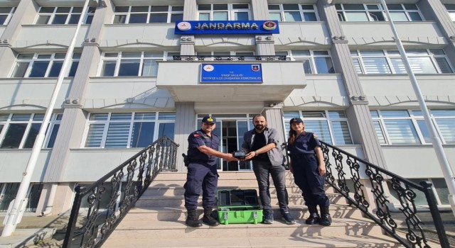 Sinopta sel sonrası bulunan 200 bin liralık cihaz, sahibine teslim edildi