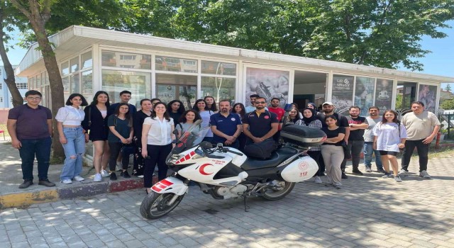 Söke Sağlık Hizmetleri MYOda motosiklet ambulansın tanıtımı yapıldı