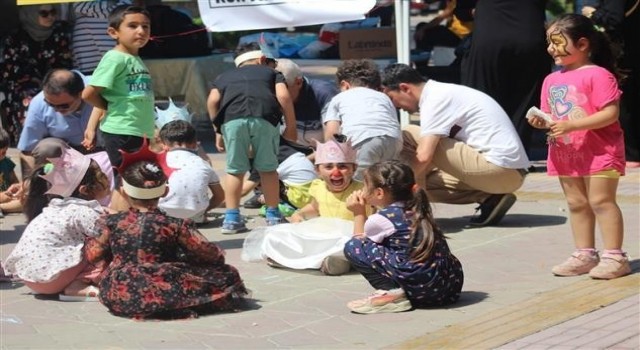 Sökeli minikler Kadim Oyunlar Çocuk Şenliğinde bir araya geldi