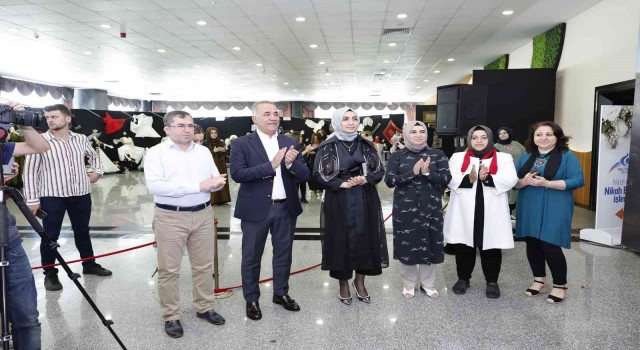 Sultangazi Belediyesi Kadın Sanat ve Mesleki Eğitim Kurslarından göz dolduran sergi