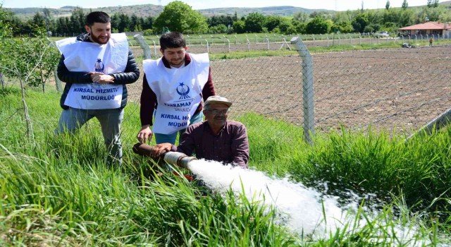 Tarım Bakanı Kirişciden Kahramankazana kapalı sulama sistemi müjdesi