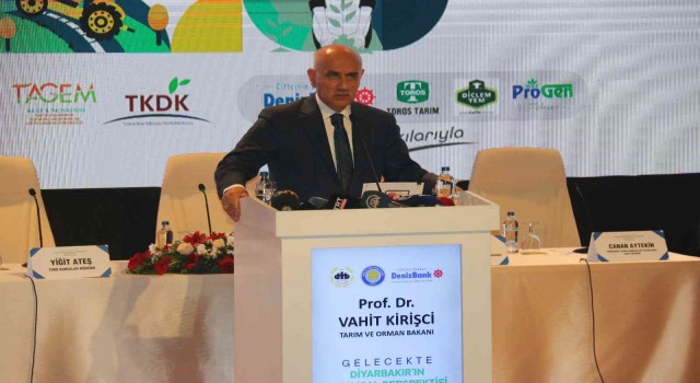 Tarım ve Orman Bakanı Kirişci Diyarbakırda çiftçilerle bir araya geldi