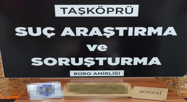 Taşköprüde polisten silah ve uyuşturucu operasyonu
