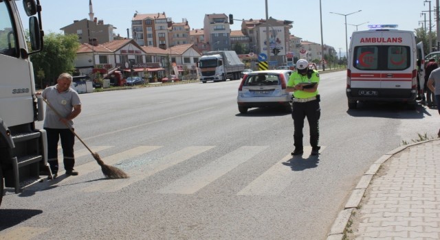 Tavşanlıda trafik kazası: 1 yaralı
