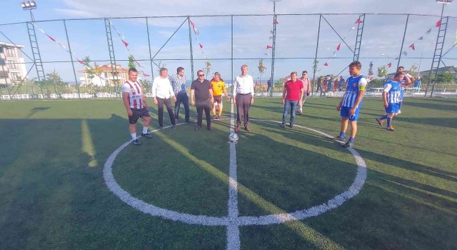Tekirdağda belediye birimleri arası futbol turnuvası başladı