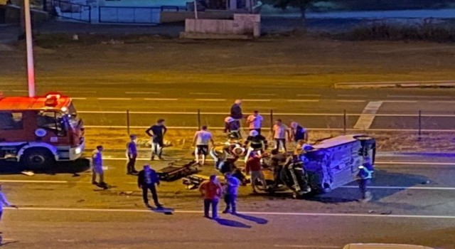 Tekirdağda feci kazada hemşire öldü, 3 kişi yaralandı