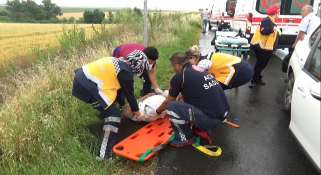 Tekirdağda trafik kazası: 2si ağır 4 yaralı