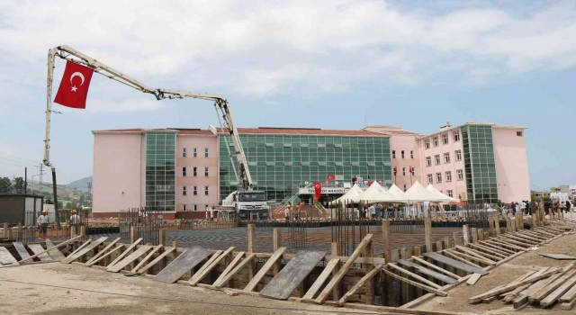 Tekkeköy Anadolu İmam Hatip Lisesi Uygulama Camiinin temeli atıldı