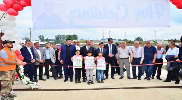 Termenin ilk katı atık getirme merkezi açıldı