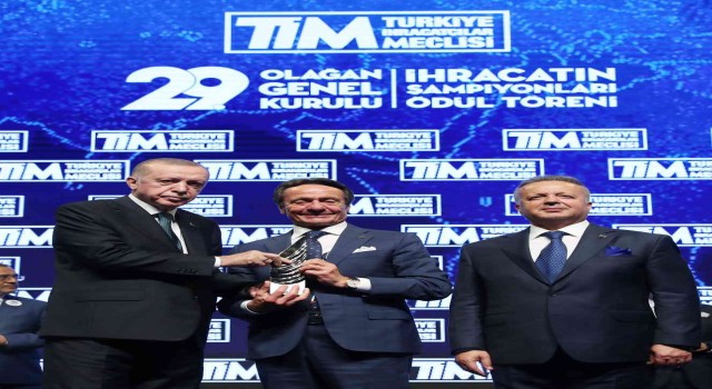 TİMden Vestele ihracat şampiyonluğu ödülü