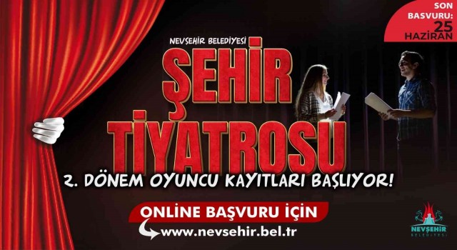 Tiyatro Atölyesinde 2. Dönem kayıtları devam ediyor