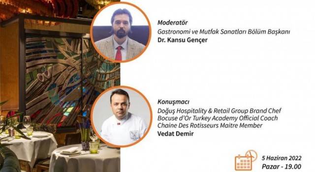 TUBİFte “Gastronomiye Holistik Yaklaşım ve Markalaşma” isimli söyleşi