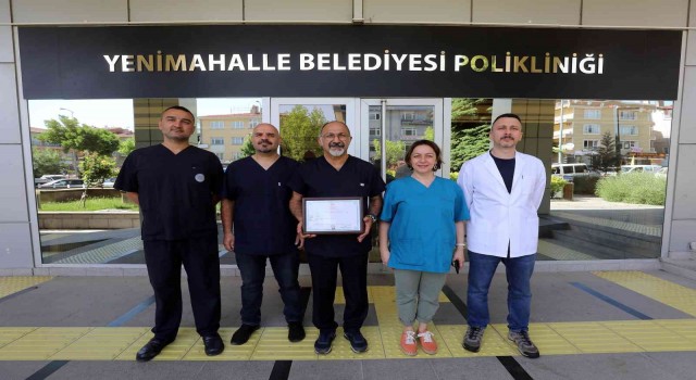 Türkiyenin ilk ruhsatlı belediye kliniği Yenimahallede