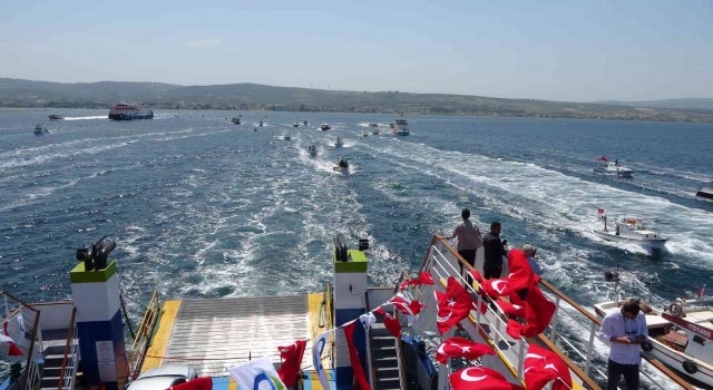 Türklerin Anadoludan Rumeliye geçişi 668 yıl sonra yeniden canlandırıldı