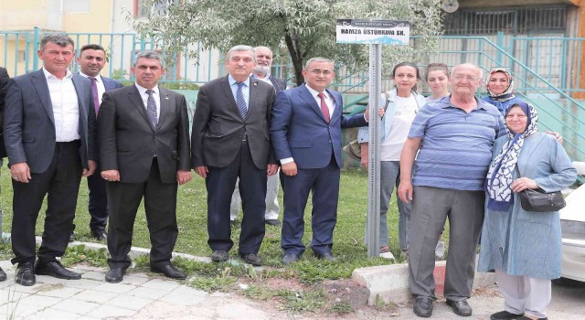 UNESCO sanatçısı Hamza Üstünkayanın adı sokakta yaşayacak