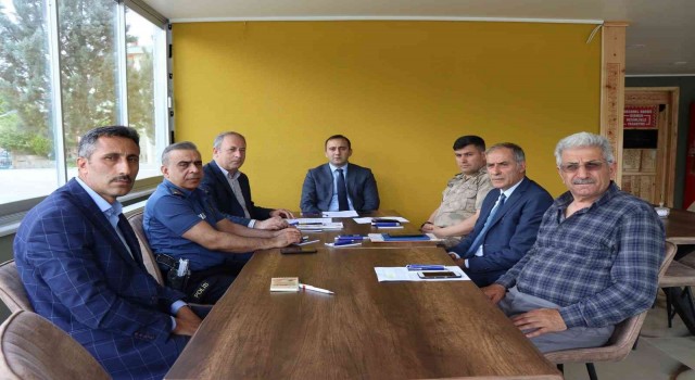 Üniversite sınavı öncesi Oltuda güvenlik toplantısı yapıldı
