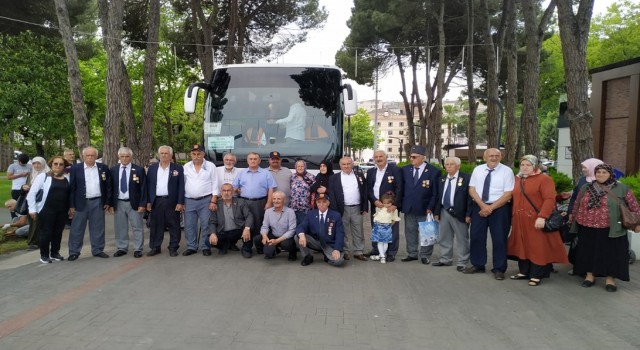 Ünyede gaziler için anlamlı gezi