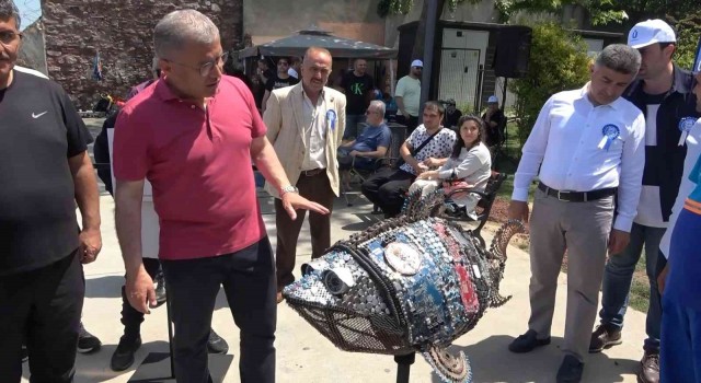 Üsküdarda denizde ve karada çevre temizliği