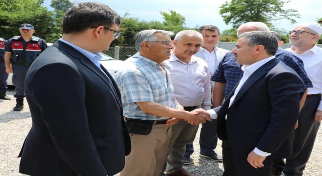 Vali Ataydan Duman ailesine taziye ziyareti