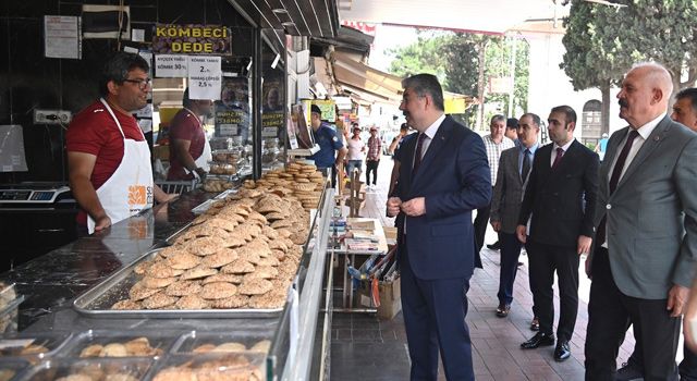 Vali Yılmaz esnaf ziyaretlerini sürdürüyor