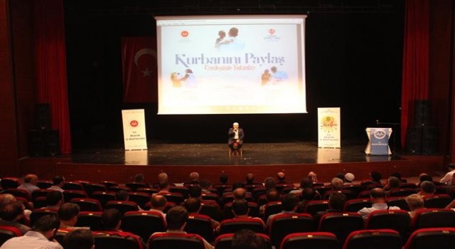 Vekaletle kurban organizasyonu tanıtım toplantısı yapıldı