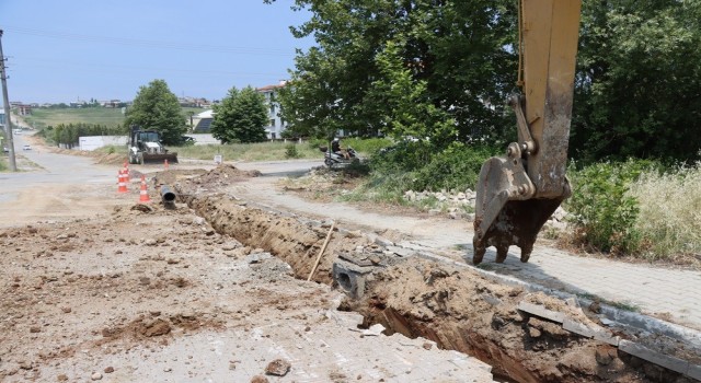 Yalova Belediyesinden içme suyu hattı çalışması