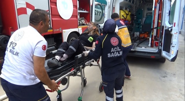 Yangın tatbikatı gerçeğini aratmadı