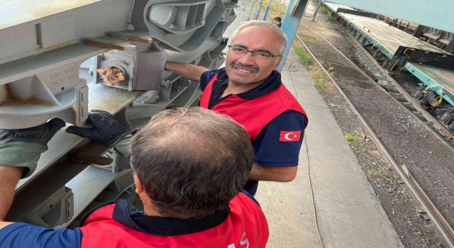 Yaramaz kedi sıkıştığı yerden zeytinyağı ile kurtarıldı
