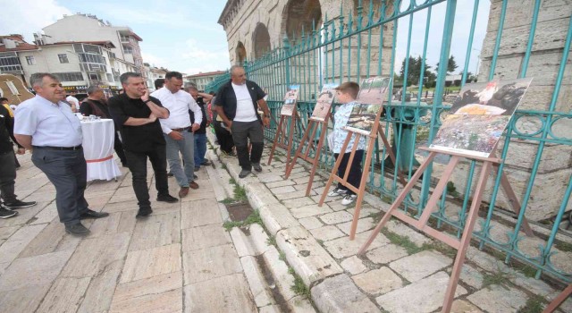 Yeşil alanlardaki çevre kirliliği fotoğraflarla sergilendi