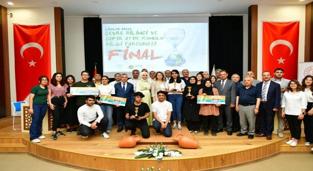 Yeşilyurtta çevre konulu bilgi yarışmasında ödüller dağıtıldı