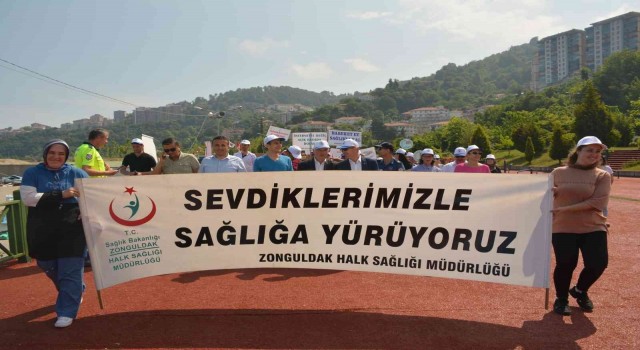 Zonguldakta “Sevdiklerimizle sağlığa yürüyoruz” etkinliği