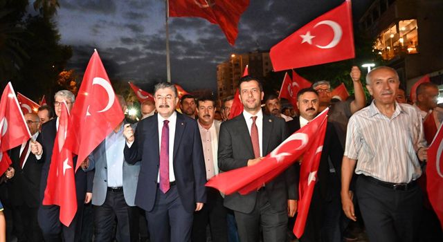 15 Temmuz etkinlikleri Osmaniye'de yoğun katılımla gerçekleşti
