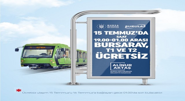 15 Temmuzda metro ücretsiz
