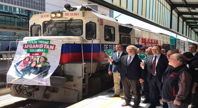 5. İyilik Treni törenle Afganistana uğurlandı