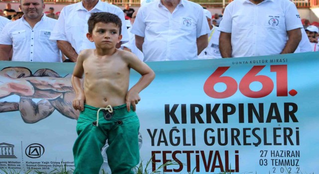 661. Tarihi Kırkpınar Yağlı Güreşlerinin resmi açılışı yapıldı
