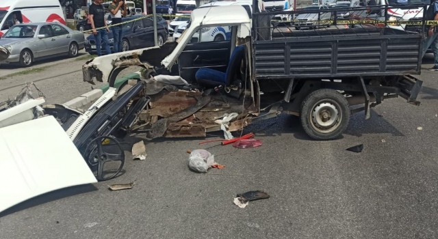 95 yaşındaki sürücü kazada hayatını kaybetti