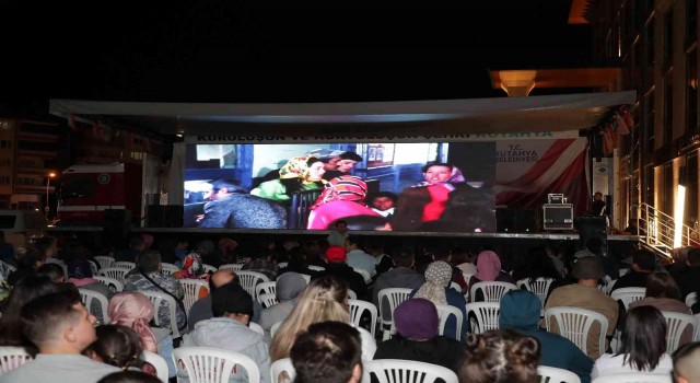 Açık havada sinema keyfi