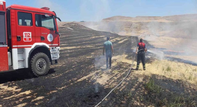 Adıyamandaki anız yangını korkuttu