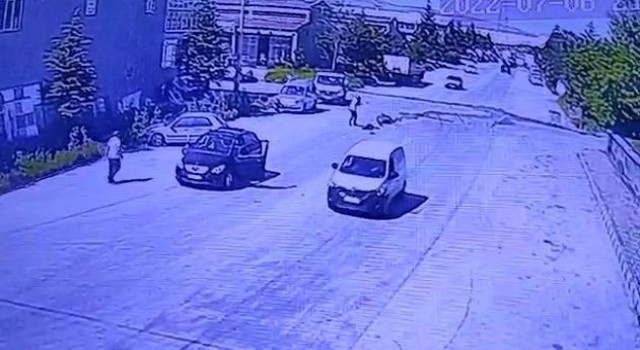 Afyonkarahisarda insanlığın bittiği anlar güvenlik kamerasında