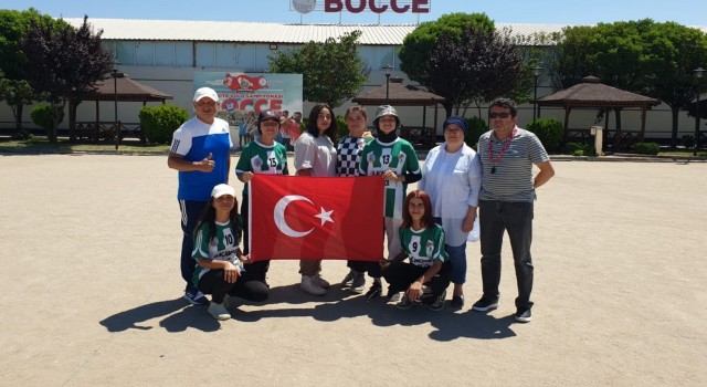 Alaçamspor bocce takımı Türkiyeyi temsil edecek