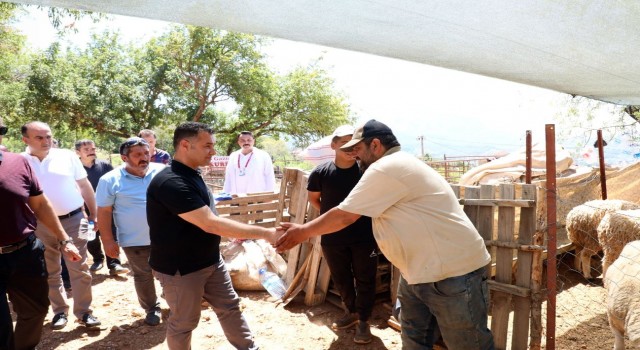 Alanyada kapalı hayvan pazarı ve kurban satış yeri hizmete girdi