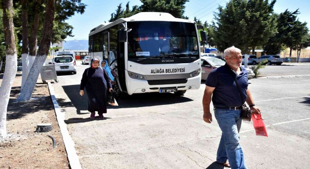 Aliağada kabristan ziyaretleri için ücretsiz ulaşım
