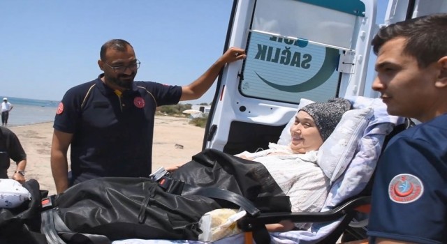 ALS hastası Gürbüzün denizi görme isteği yerine getirildi