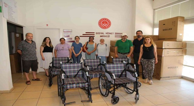 ALTSO Başkanı Şahinden tekerlekli sandalye bağışı