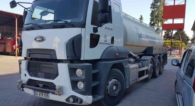 Aydın Büyükşehir Belediyesinden, Datça yangınına arazöz desteği